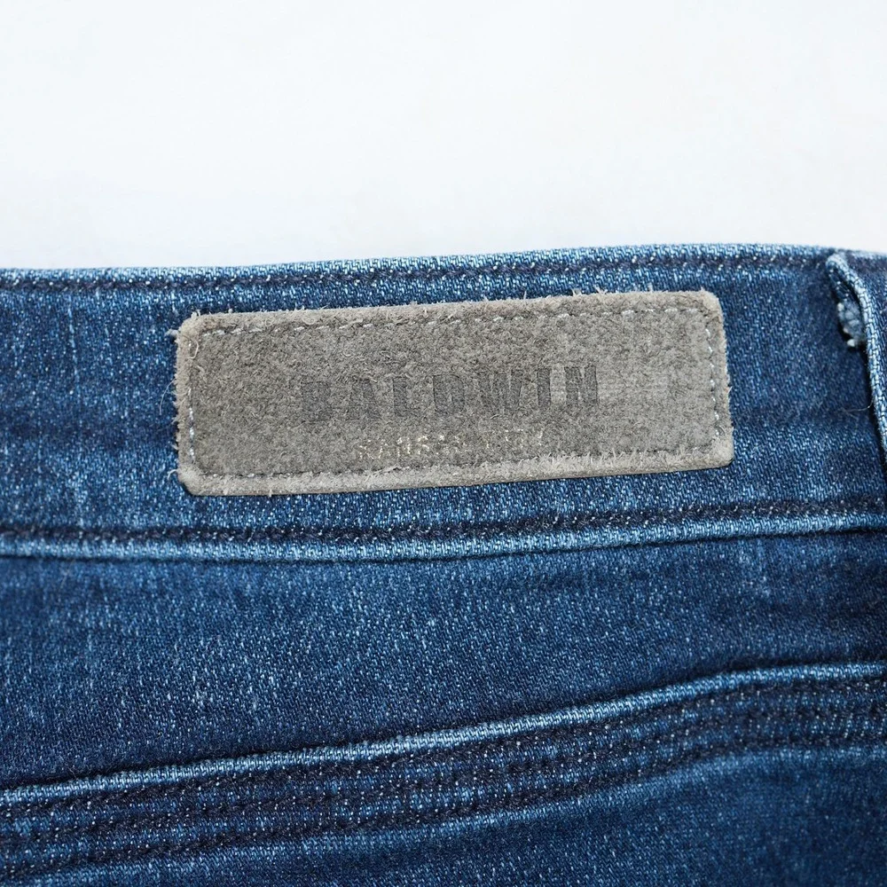 Baldwin Sophia Mid Rise Skinny Jeans Dark Wash Blue Denim Size 28 202012DUSK - Picture 8 of 12